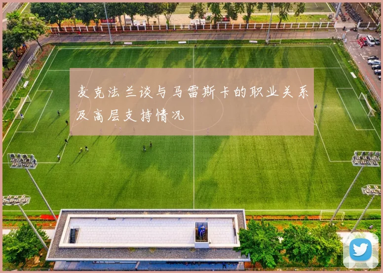 麦克法兰谈与马雷斯卡的职业关系及高层支持情况